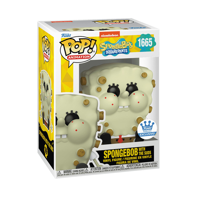Funko Pop! 1665 Spongebob with the Suds Squarepants Exclusive MINT w/ PROTECTOR
