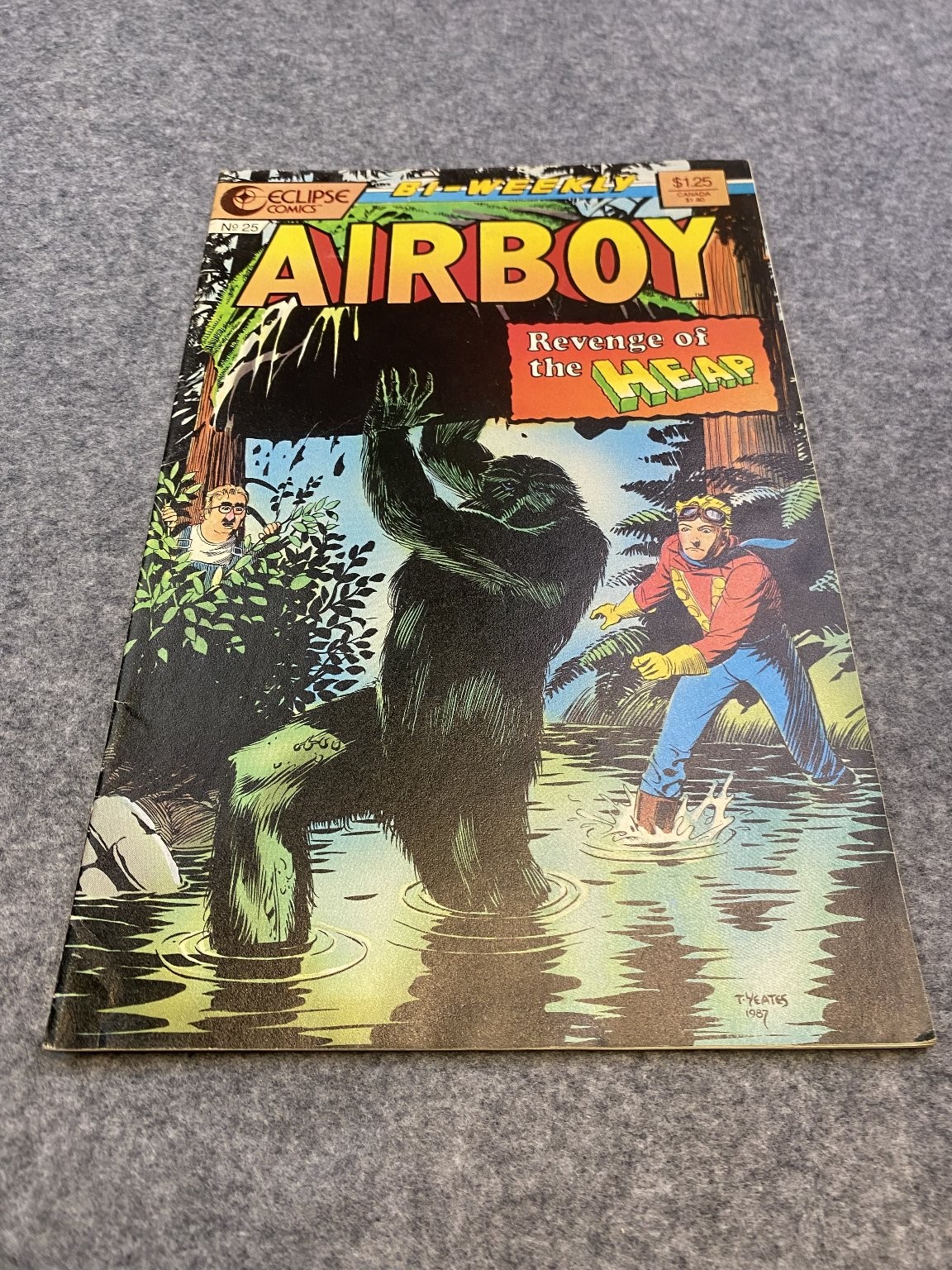 Airboy #25 Eclipse Comics Comic Book 1987 Revenge of the Heap