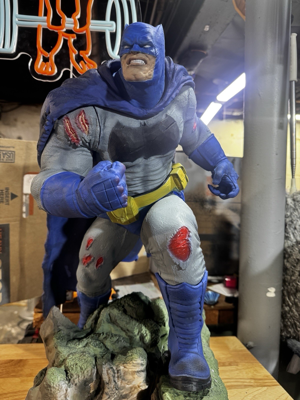 22 inch Frank miller style Batman With Base.